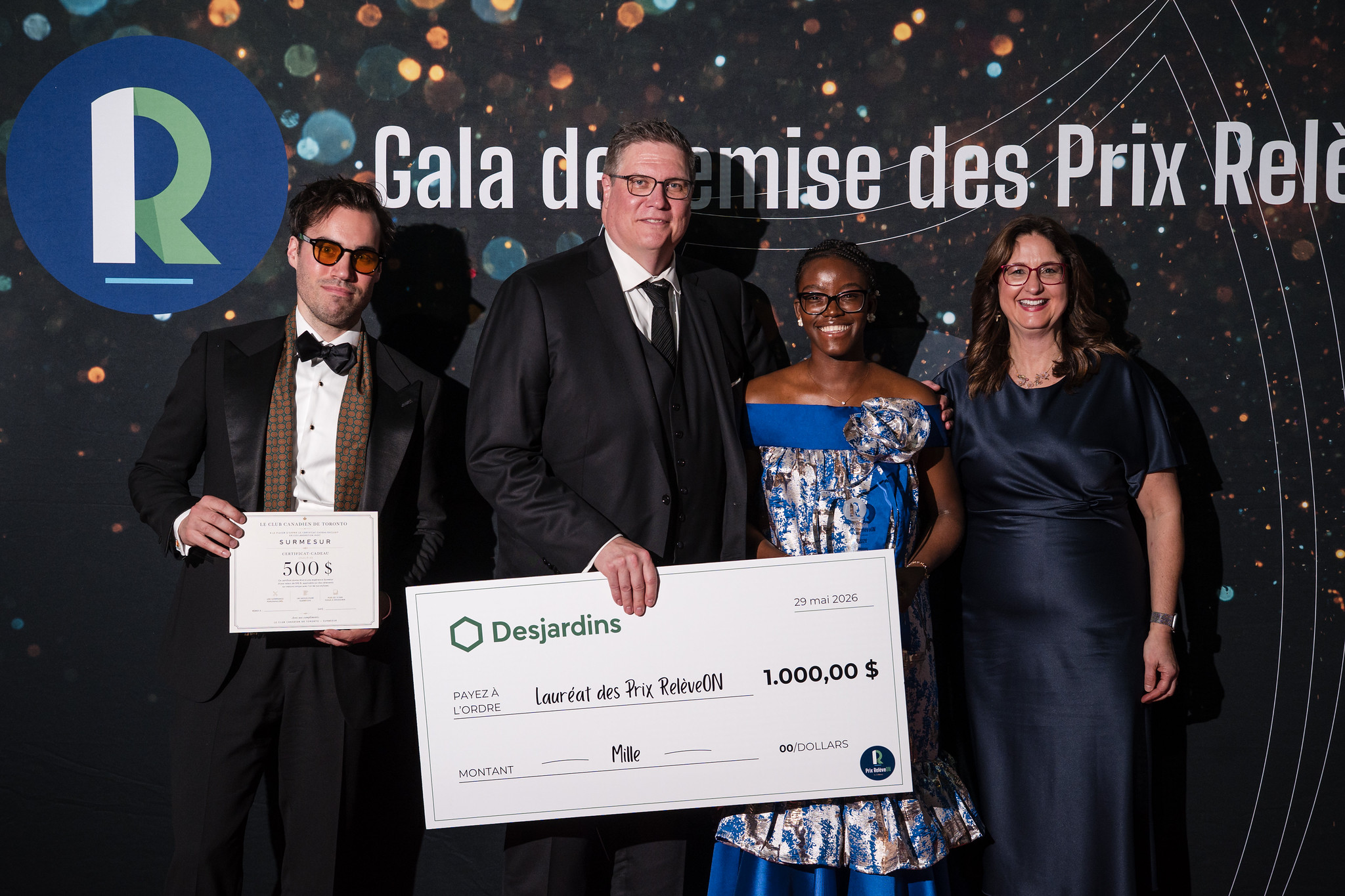 Gala prix RelèveON du Club canadien de Toronto